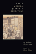 'Early Modern Japanese Literature: An Anthology, 1600-1900'