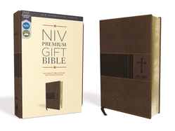 NIV, Premium Gift Bible, Leathersoft, Brown, Red Letter, Thumb Indexed, Comfort Print: The Perfect Bible for Any Gift-Giving Occasion