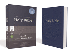 'Nasb, Pew and Worship Bible, Hardcover, Blue, 1995 Text, Comfort Print'