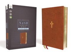 'Nasb, Thinline Bible, Giant Print, Leathersoft, Brown, Red Letter Edition, 1995 Text, Comfort Print'