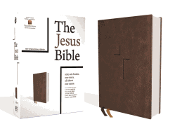 The Jesus Bible, NIV Edition, Leathersoft, Brown, Thumb Indexed, Comfort Print