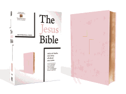The Jesus Bible, NIV Edition, Leathersoft over Board, Pink, Thumb Indexed, Comfort Print