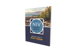 NIV Study Bible Essential Guide to Matthew, Paperback, Red Letter, Comfort Print (NIV Study Bible, Fully Revised Edition)