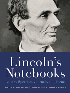 'Lincoln's Notebooks: Letters, Speeches, Journals, and Poems'