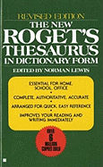 The New Roget's Thesaurus in Dictionary Form: Revised Edition