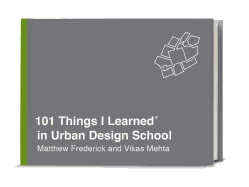 101 Things I Learned├é┬« in Urban Design School