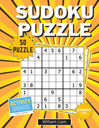 Intermediate level sudoku puzzle for adults 50 pages of brain games for adults (Activity Books)