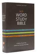 'KJV, Word Study Bible, Hardcover, Red Letter Edition: 1,700 Key Words That Unlock the Meaning of the Bible'