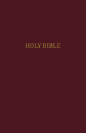 'KJV, Pew Bible, Hardcover, Burgundy, Red Letter Edition'