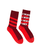 A Word is Power Socks Small Unisex