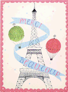 Galison Merci Beaucoup Glitter Thank You Notes
