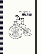 Alice Scott Vintage Prints Cycling Dog Gilded Jou