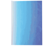 Christian Lacroix Neon Blue A6 6 X 4.25 Ombre Paseo Notebook
