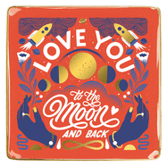Love You to the Moon and Back Porcelain Tray