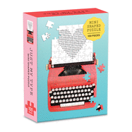 Just My Type Vintage Typewriter 100 Piece Mini Shaped Puzzle
