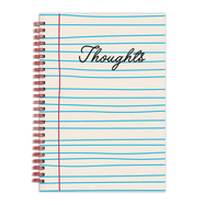 Thoughts 6 x 8 Wire-O Journal