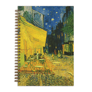 Van Gogh Terrace at Night 7 x 10 Wire-O Journal