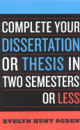 Completing Your Dissertation PB