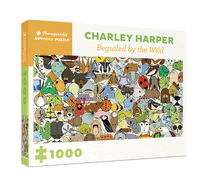 Pomegranate Charley Harper Beguiled by the Wild 1000-Piece Jigsaw Puzzle 32'X16'