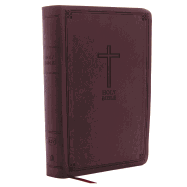 KJV Holy Bible, Personal Size Giant Print Reference Bible, Burgundy Leathersoft, Thumb Indexed, 43,000 Cross References, Red Letter, Comfort Print: King James Version: King James Version