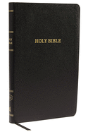 KJV, Thinline Reference Bible, Leather-Look, Black, Red Letter Edition, Comfort Print: Holy Bible, King James Version