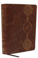 'KJV, Journal the Word Bible, Imitation Leather, Brown, Red Letter Edition, Comfort Print: Reflect, Journal, or Create Art Next to Your Favorite Verses'