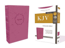 KJV, Thinline Bible, Leathersoft, Pink, Red Letter Edition, Comfort Print: Holy Bible, King James Version