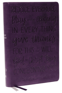 KJV, Large Print Center-Column Reference Bible, Verse Art Cover Collection, Leathersoft, Purple, Red Letter, Comfort Print: Holy Bible, King James Version