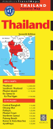Thailand Travel Map Seventh Edition