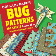 Origami Paper 100 sheets Bug Patterns 6 (15 cm)