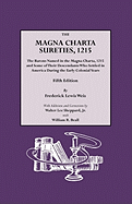 'The Magna Charta Sureties, 1215. Fifth Edition'