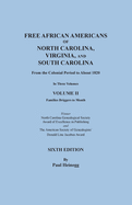 Free African Americans of North Carolina, Virginia, and South Carolina. Vol II