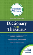 Merriam-Webster's Dictionary and Thesaurus, New Edition, (Mass-Market Paperback) 2020 Copyright