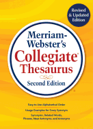 Merriam-Webster's Collegiate Thesaurus, Newest Edition, 2019 Copyright