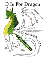 D Is For Dragon Coloring Book