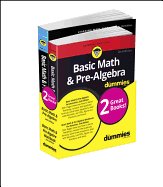 Basic Math & Pre-Algebra For Dummies Book + Workbook Bundle (For Dummies Math & Science)