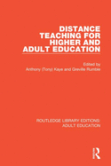 Distance Teaching For Higher and Adult Education (Routledge Library Editions: Adult Education)