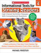 Informational Texts for Striving Readers: Grade 4: 30 High-Interest, Low-Readability Passages With Comprehension Questions