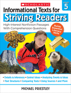 Informational Texts for Striving Readers: Grade 5: 30 High-Interest, Low-Readability Passages With Comprehension Questions