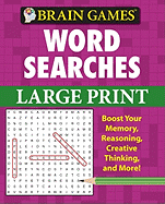 Brain Games - Word Searches - Large Print