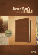 Every Man's Bible NIV, Deluxe Journeyman Edition (LeatherLike, Tan) â€“ Study Bible for Men with Study Notes, Book Introductions, and 44 Charts