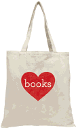 Heart Books Tote