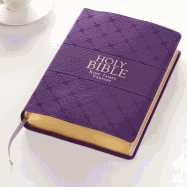 KJV Holy Bible, Super Giant Print Bible, Purple Faux Leather Bible w/Ribbon Marker, Red Letter Edition, King James Version