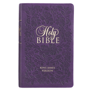 KJV Holy Bible, Giant Print Standard Bible, Purple Faux Leather Bible w/Ribbon Marker, Red Letter Edition, King James Version