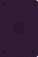 ESV Large Print Bible (TruTone, Lavender, Emblem Design)