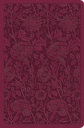 ESV Value Compact Bible (TruTone, Raspberry, Floral Design)