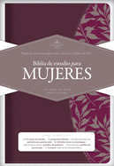 RVR 1960 Biblia de Estudio para Mujeres, vino tinto/fucsia s├â┬¡mil piel (Spanish Edition)