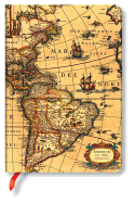 Western Hemisphere Midi Lined Hardcover Journal, 176pg, 85GSM by Paperblanks (Early Cartography)