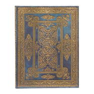 Blue Luxe Ultra Lined Hardcover Journal, 144pg, 120GSM by Paperblanks (Luxe Design)