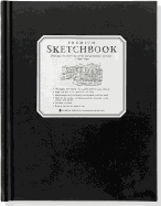 Premium Black Sketchbook - Large (8-1/2 inch x 11